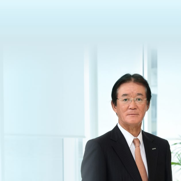 Photo: Representative Director, Chairman and Group Chief Executive Officer Mitsuo Sawai
